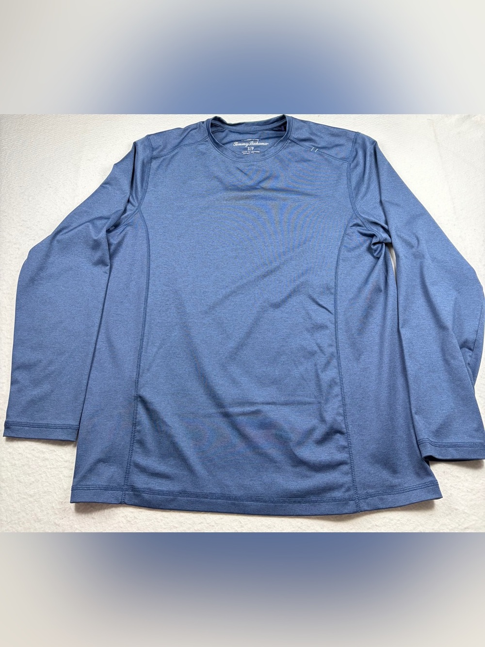Tommy Bahama Slate Blue Long Sleeve Performance‎ Shirt size S/P